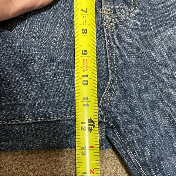 DOPE VINTAGE LEVI’S 501 BUTTON FLY BAGGY LOOSE JEAN SHORTS 90s RAP STYLE 36/38 W - Picture 14 of 16